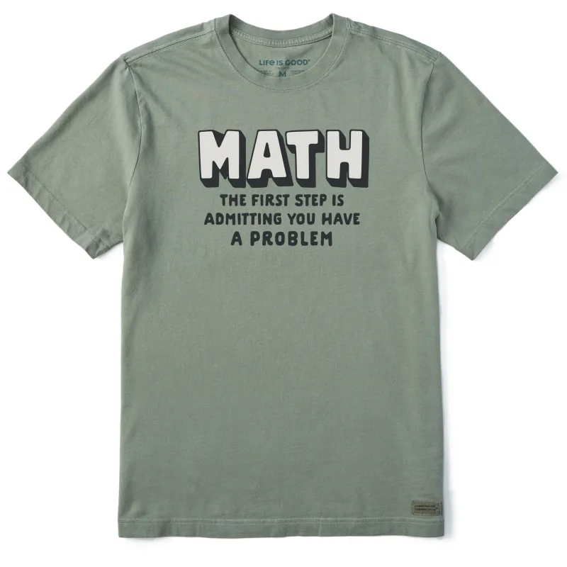 Men's Math First Step Short Sleeve Tee sold by Life is Good