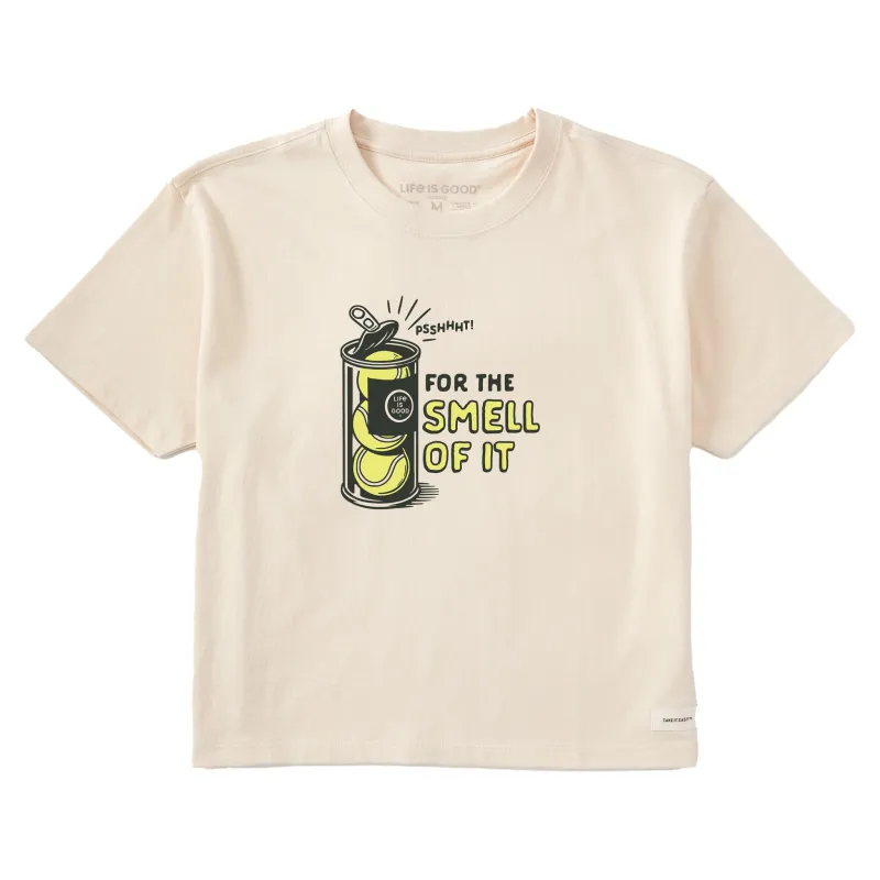 Women's For the Smell of it Short Sleeve Crusher Boxy Tee sold by Life is Good