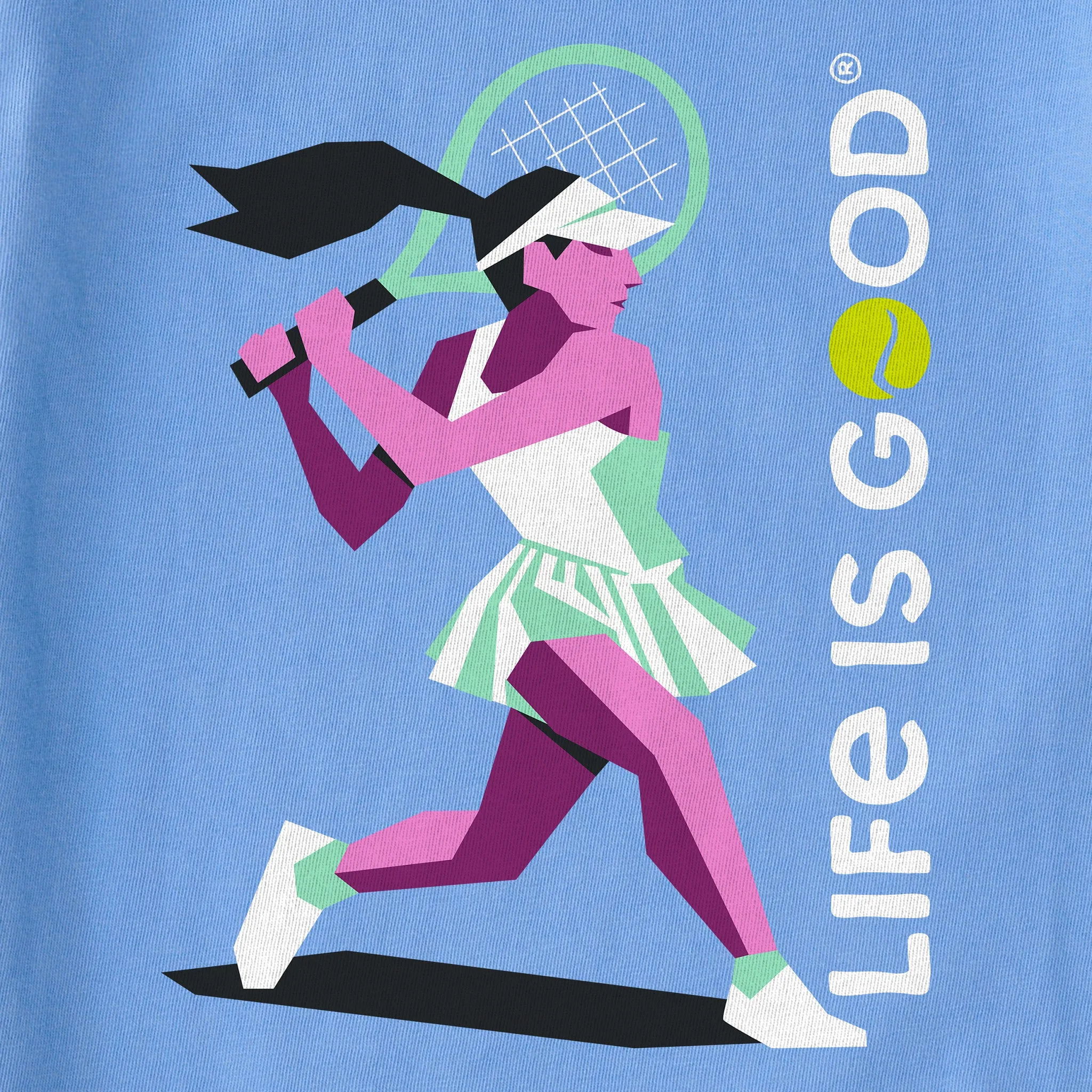 Women's Life is Good Tennis Player Short Sleeve Crusher Boxy Tee sold by Life is Good product image thumbnail 2
