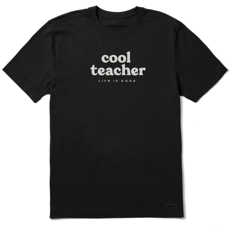 Men's Cool Teacher Stack Short Sleeve Tee sold by Life is Good