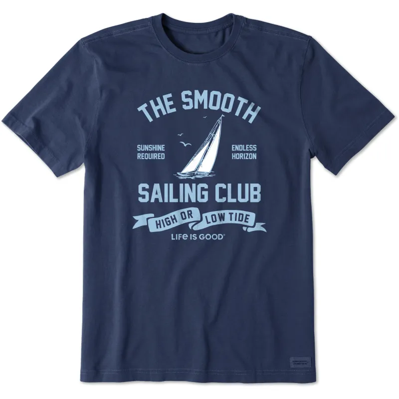 Men's Smooth Sailing Club Short Sleeve Tee sold by Life is Good