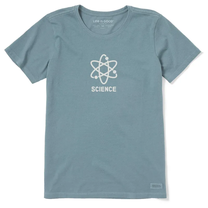 Women's Science Icon Short Sleeve Crusher Tee sold by Life is Good