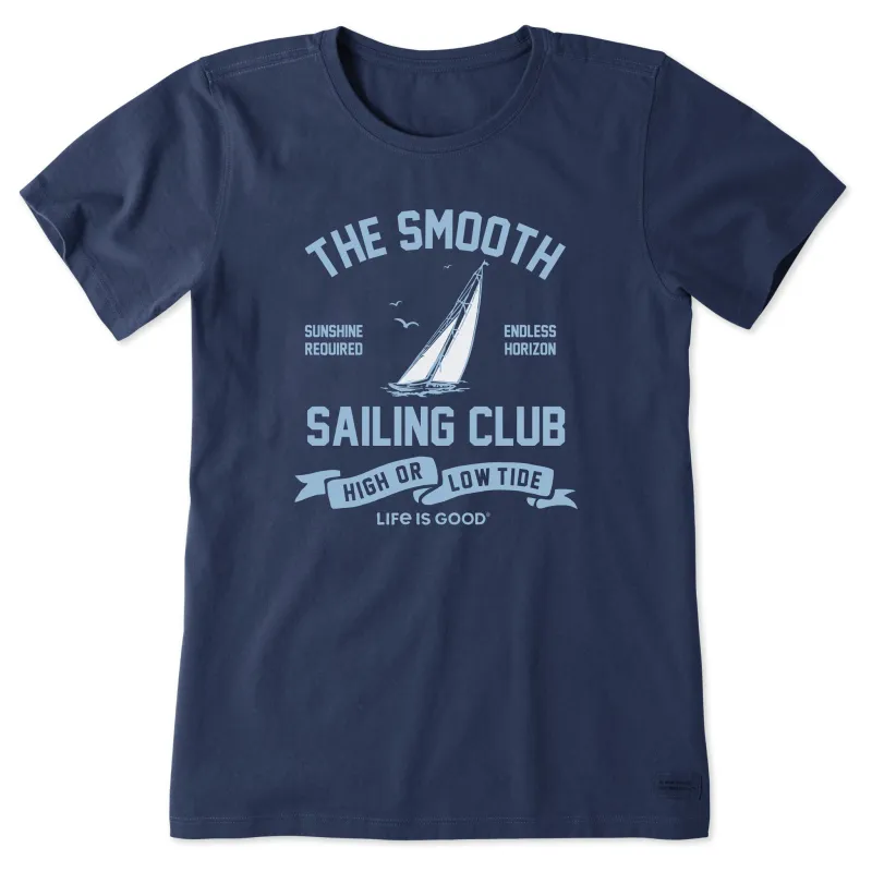 Women's Smooth Sailing Club Short Sleeve Tee sold by Life is Good