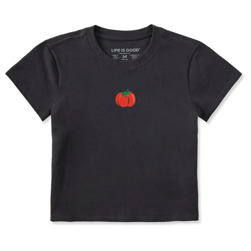Women's Tomato Mini Crusher-LITE Shrunken Tee sold by Life is Good