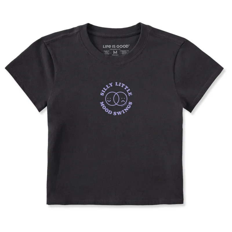 Women's Silly Little Mood Swings Crusher-LITE Shrunken Tee sold by Life is Good