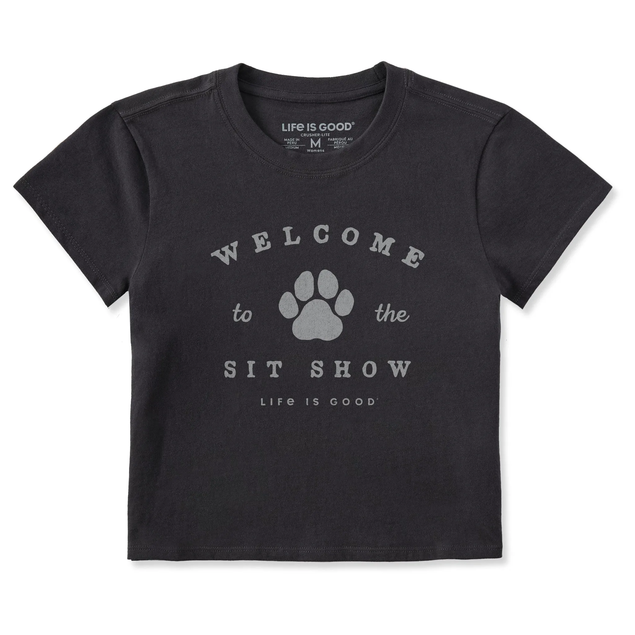 Women's Welcome to the Sit Show Crusher-LITE Shrunken Tee sold by Life is Good