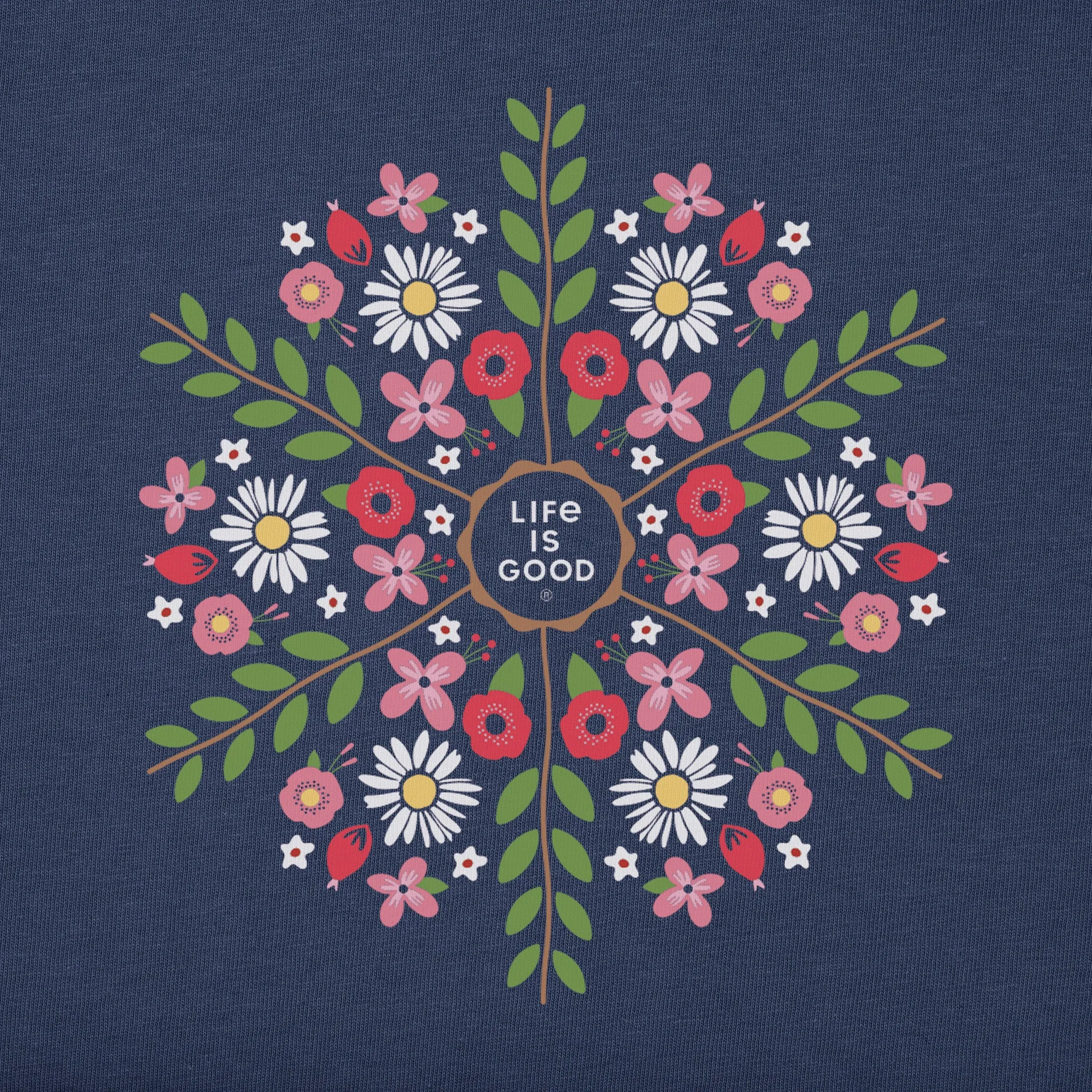 Women's Spring Circle Short Sleeve Vee sold by Life is Good product image thumbnail 2