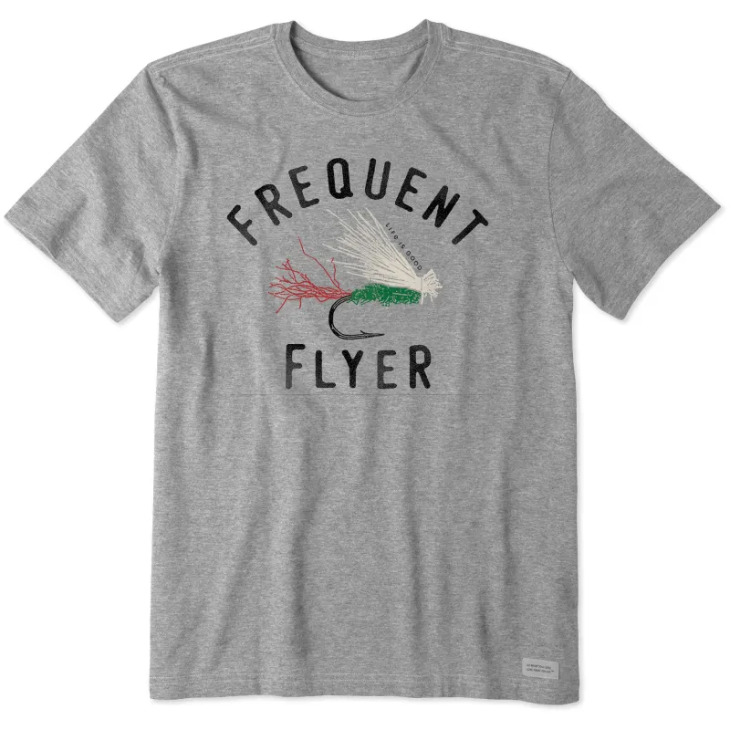 Men's Frequent Flyer Short Sleeve Crusher Tee sold by Life is Good