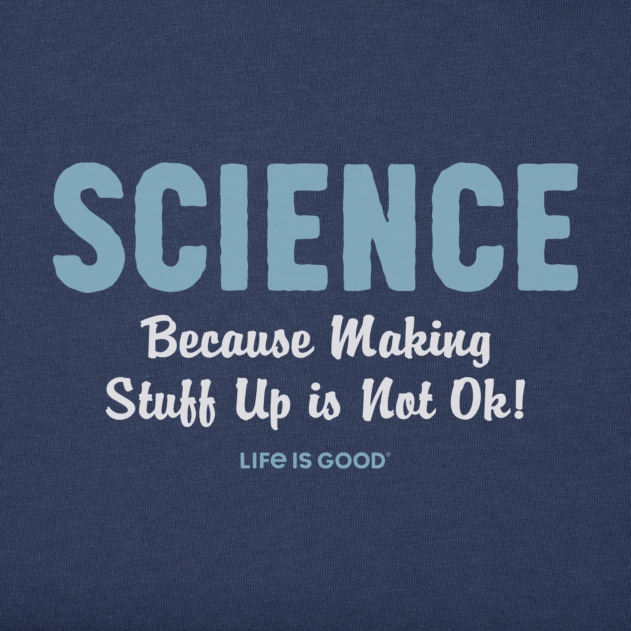 Men's Making Stuff Up is Not Ok Short Sleeve Crusher Tee sold by Life is Good product image thumbnail 2