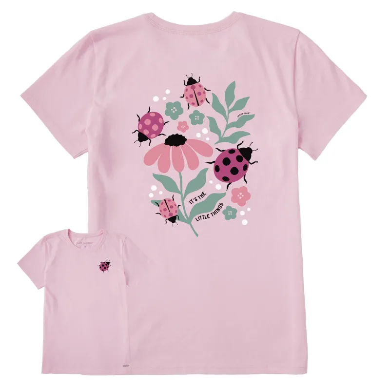 Women's It's the Little Ladybug Things Short Sleeve Tee sold by Life is Good