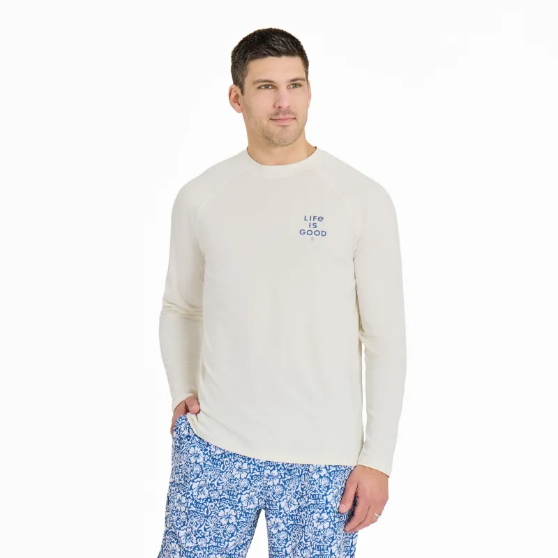 Men's Retro Palm Long Sleeve Rashguard sold by Life is Good