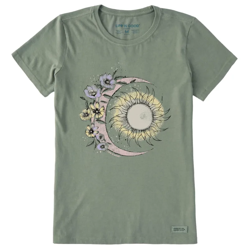 Women's Moon Flower Short Sleeve Tee sold by Life is Good
