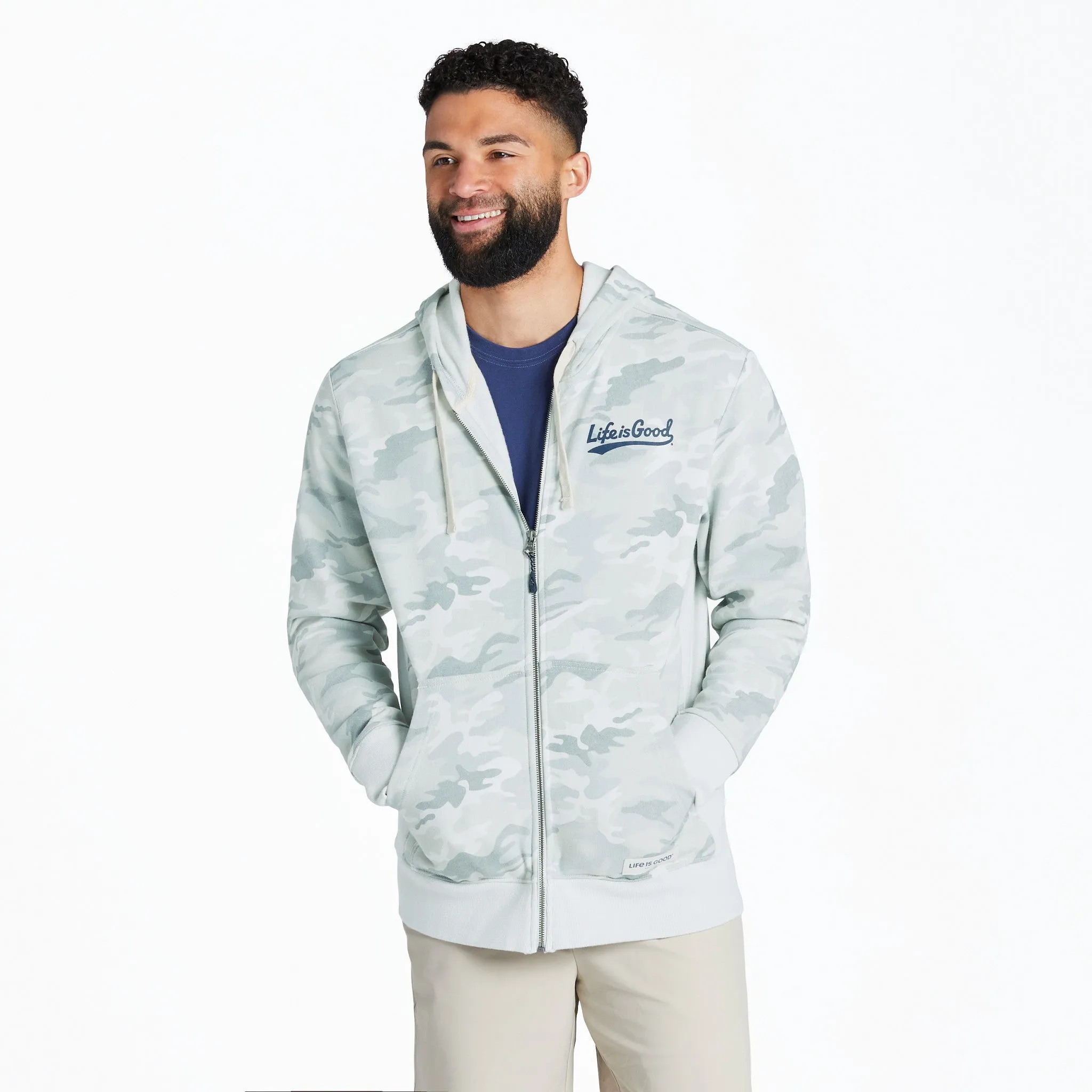 Men's Ballyard Tailwhip Simply True Fleece Zip Hoodie sold by Life is Good