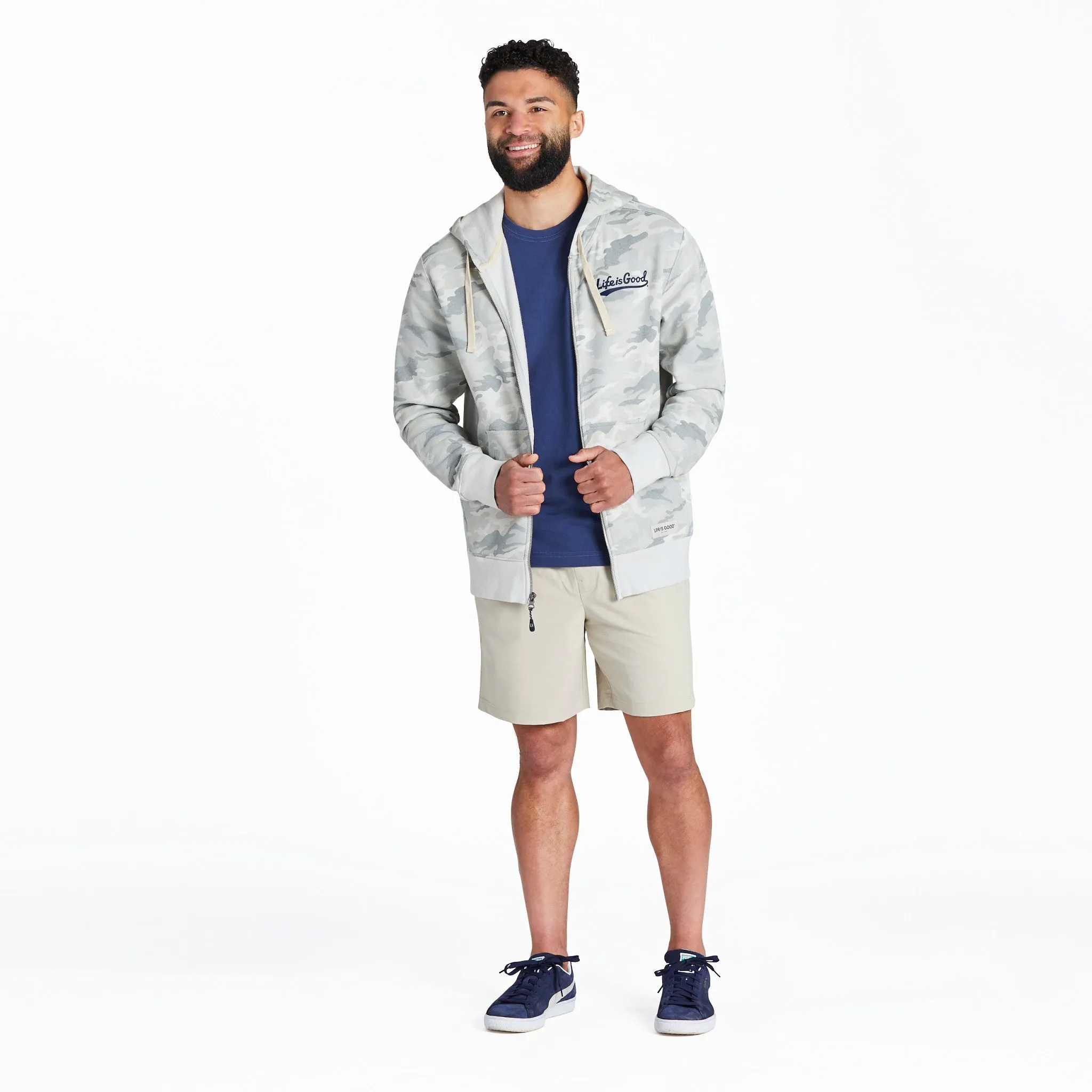 Men's Ballyard Tailwhip Simply True Fleece Zip Hoodie sold by Life is Good product image thumbnail 5