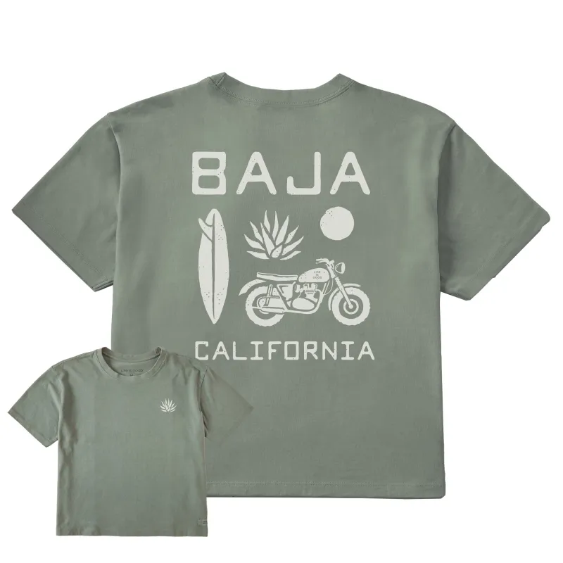 Women's Baja California Short Sleeve Crusher Boxy Tee sold by Life is Good