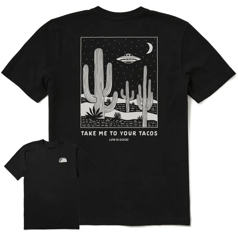 Men's Take Me to Your Tacos Short Sleeve Tee sold by Life is Good