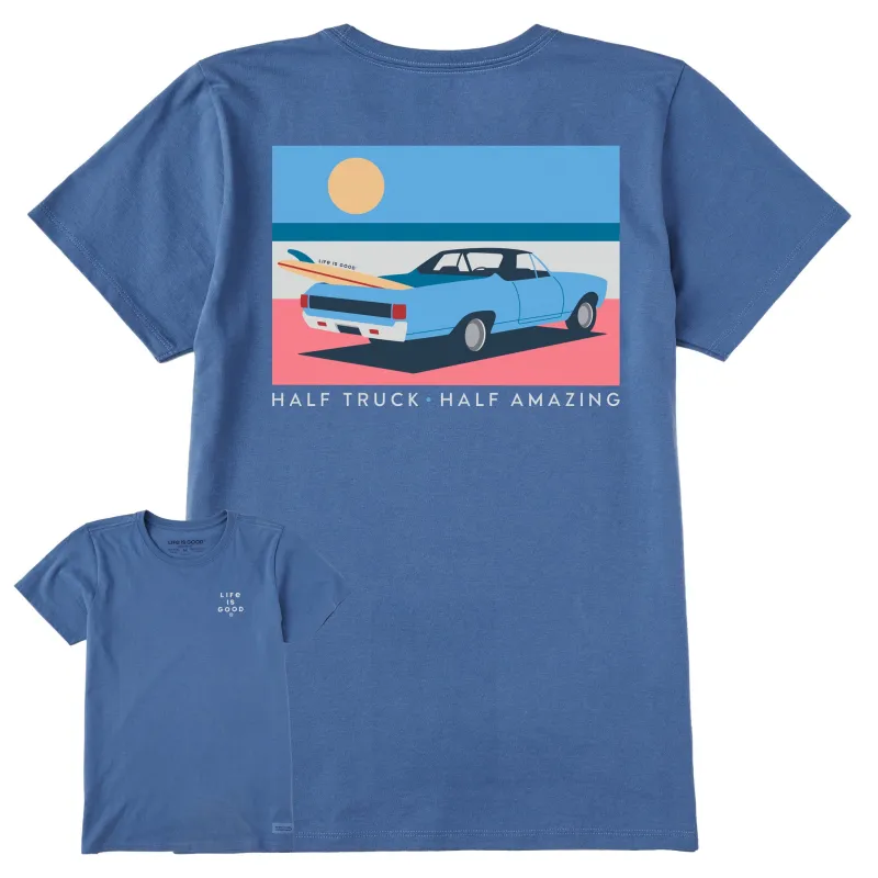 Women's Half Truck Half Amazing Short Sleeve Tee made by Life is Good