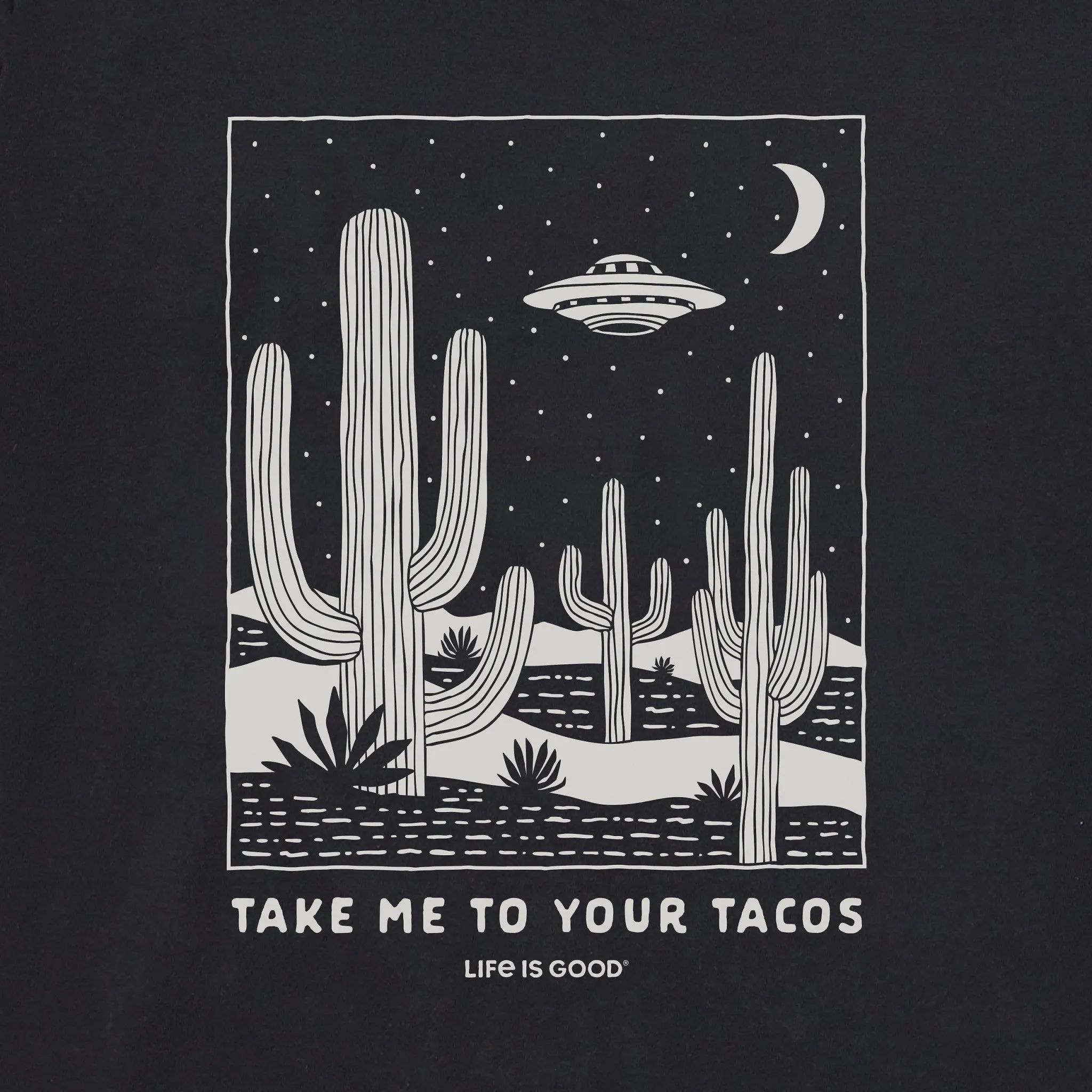 Women's Take Me to Your Tacos Short Sleeve Crusher Boxy Tee sold by Life is Good product image thumbnail 2