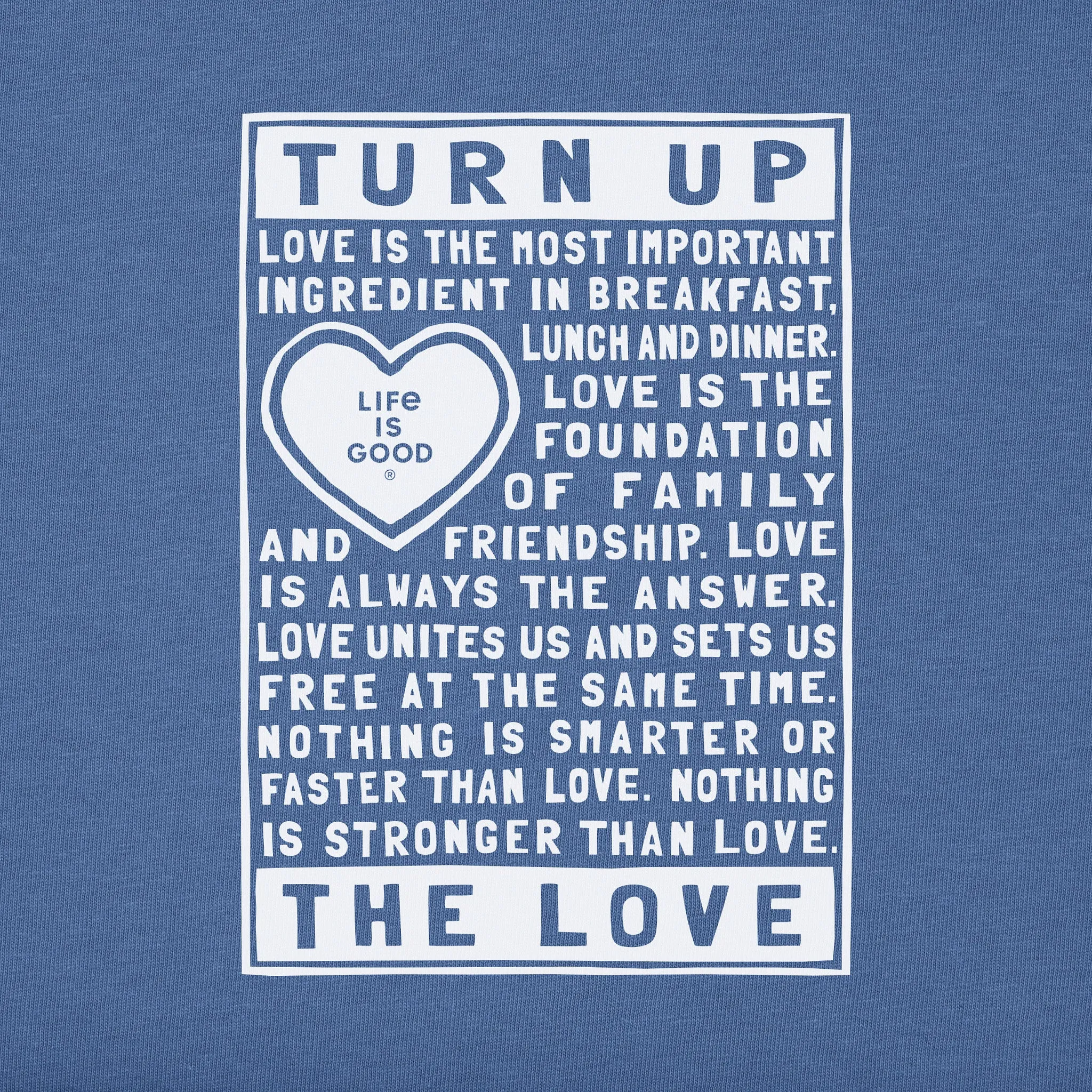 Men's Berts Love Manifesto Short Sleeve Crusher Tee sold by Life is Good product image thumbnail 2