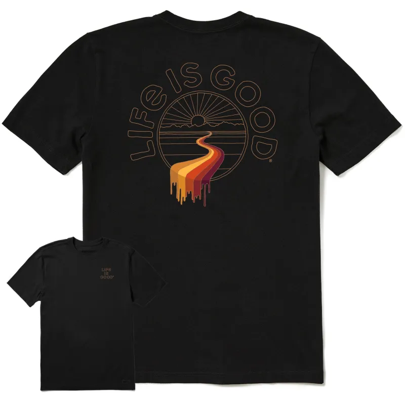 Men's Feel the Flow Short Sleeve Tee sold by Life is Good