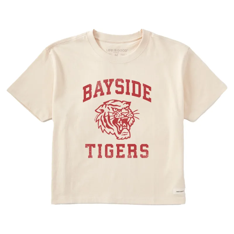 Women's Bayside Tigers Short Sleeve Crusher Boxy Tee sold by Life is Good