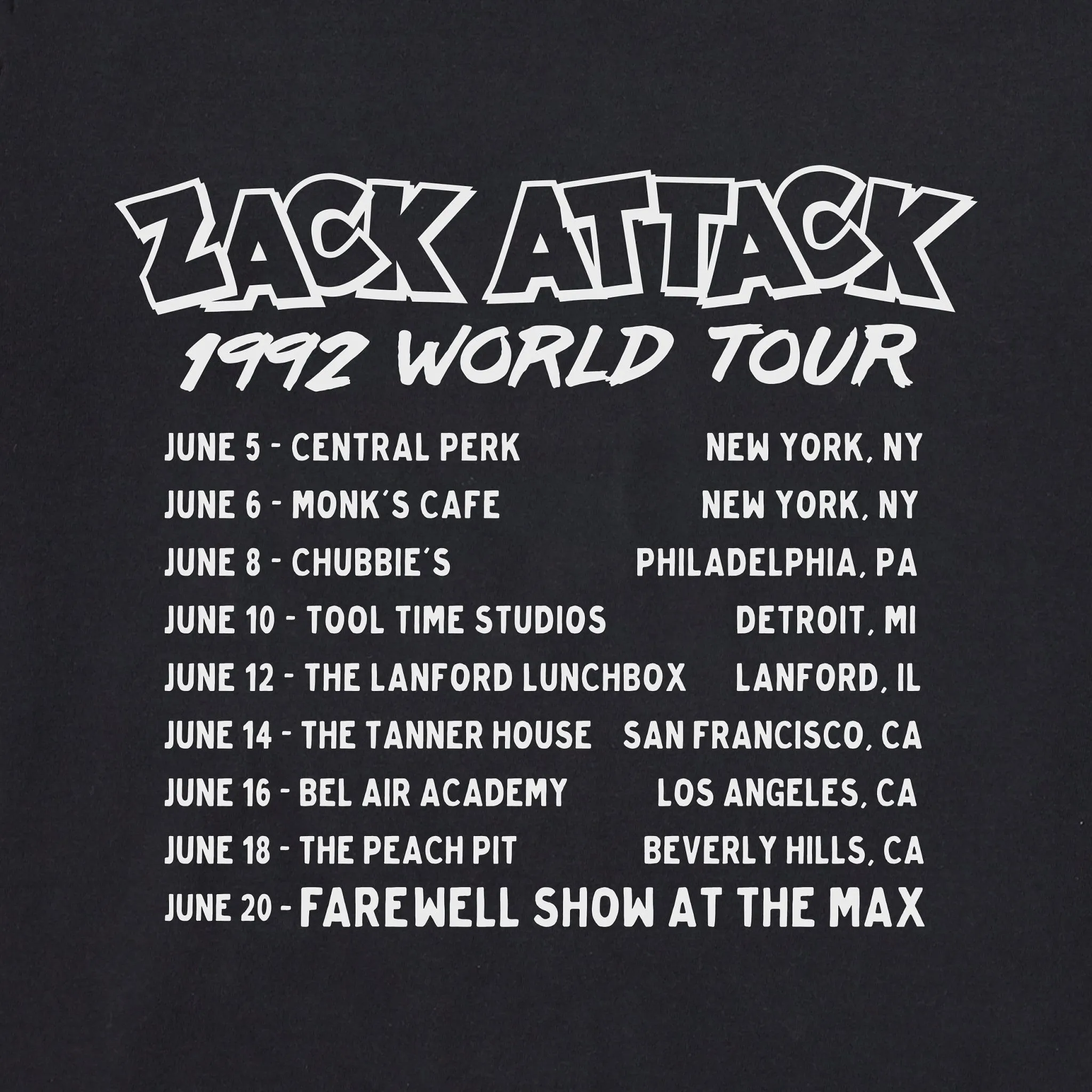 Women's Zack Attack '92 World Tour Short Sleeve Tee sold by Life is Good product image thumbnail 2