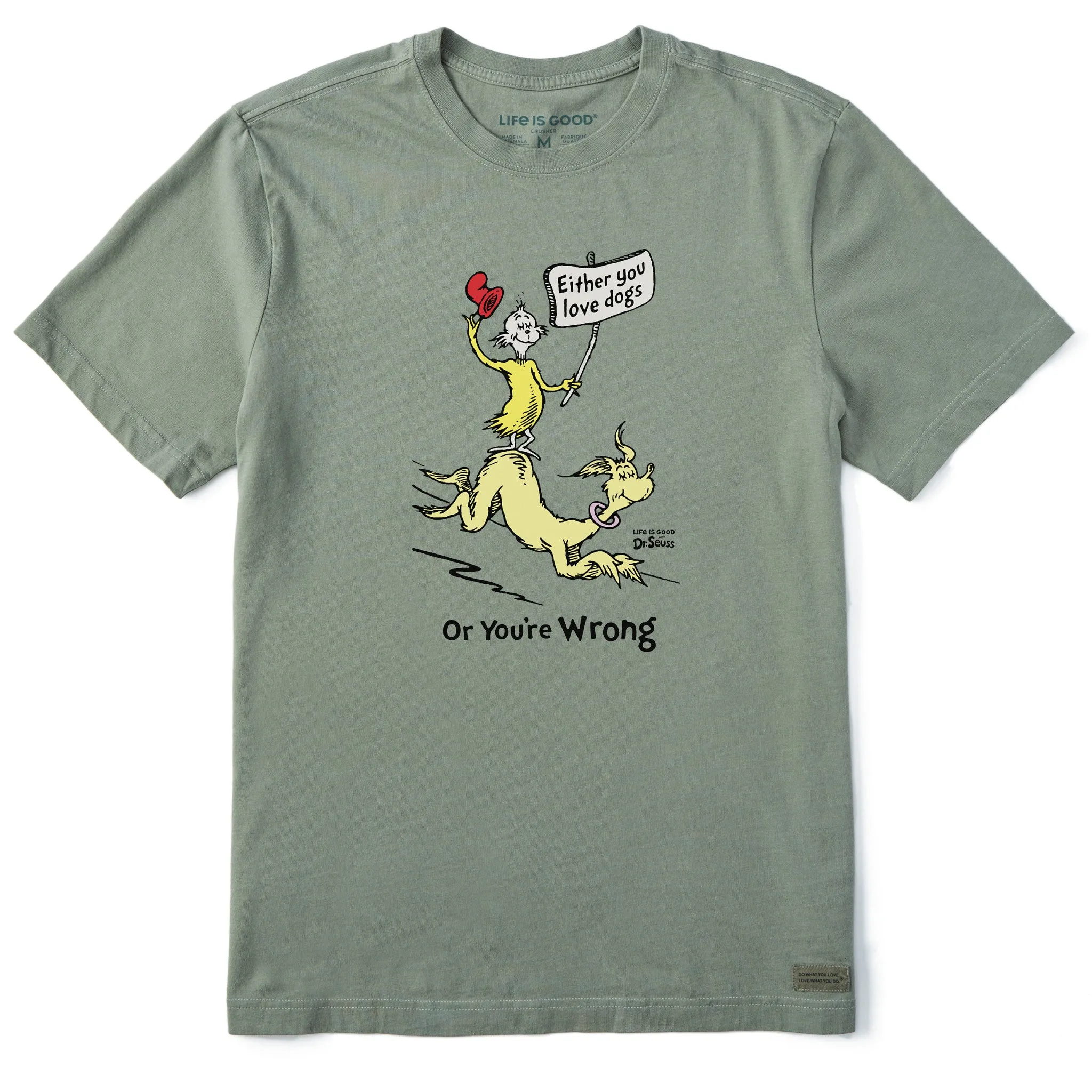 Men's Dr. Seuss Dog Love Short Sleeve Tee sold by Life is Good