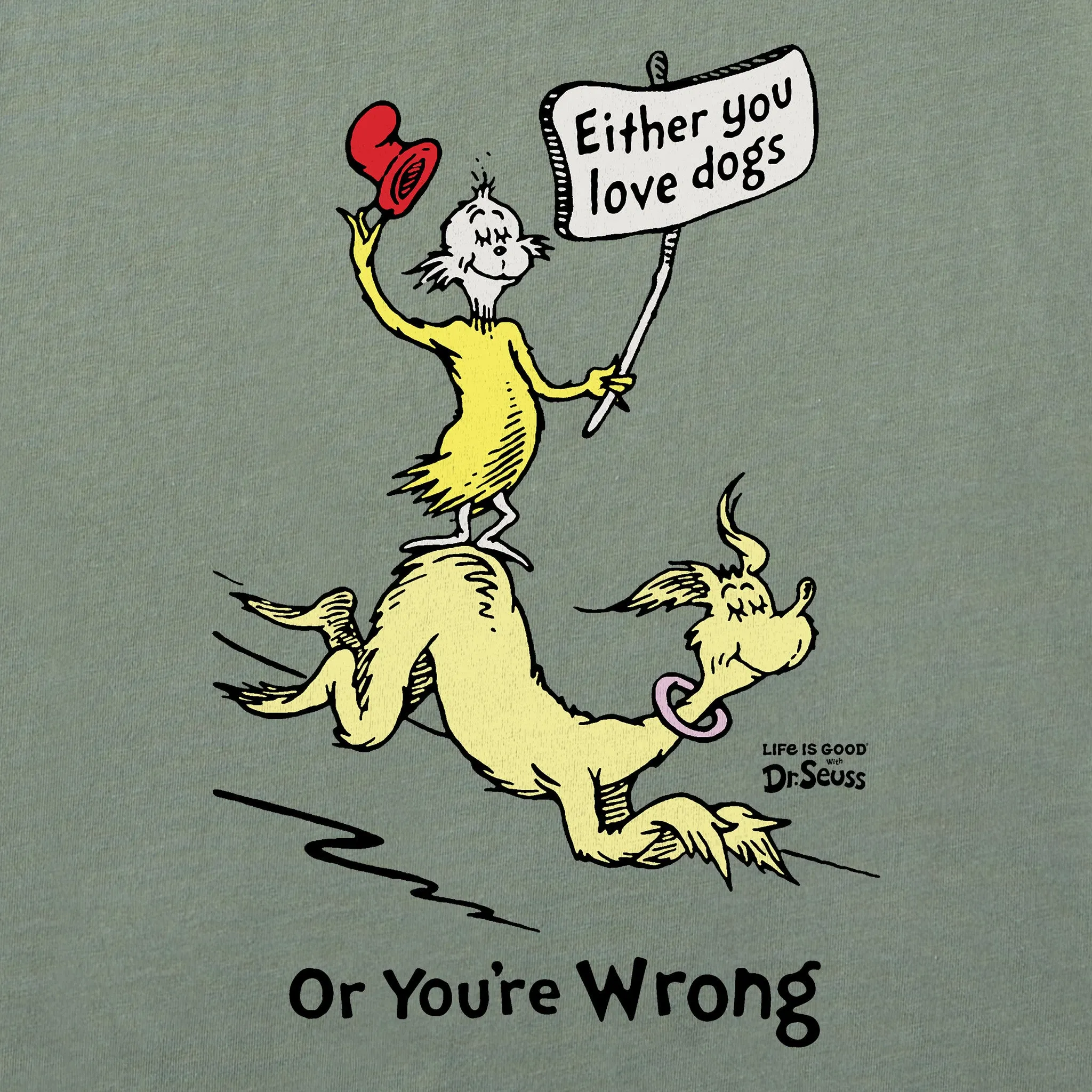 Men's Dr. Seuss Dog Love Short Sleeve Tee sold by Life is Good product image thumbnail 2
