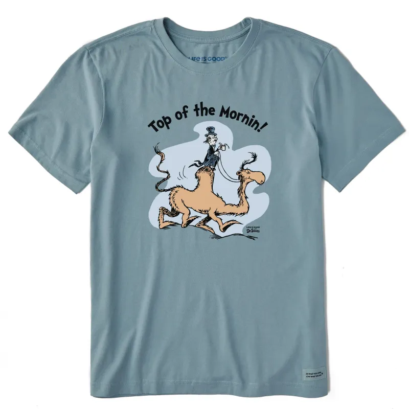 Men's Dr. Seuss Top of the Mornin Short Sleeve Crusher Tee sold by Life is Good