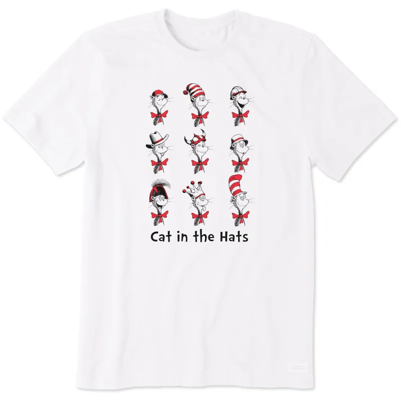 Men's Cat in the Hats Short Sleeve Tee sold by Life is Good