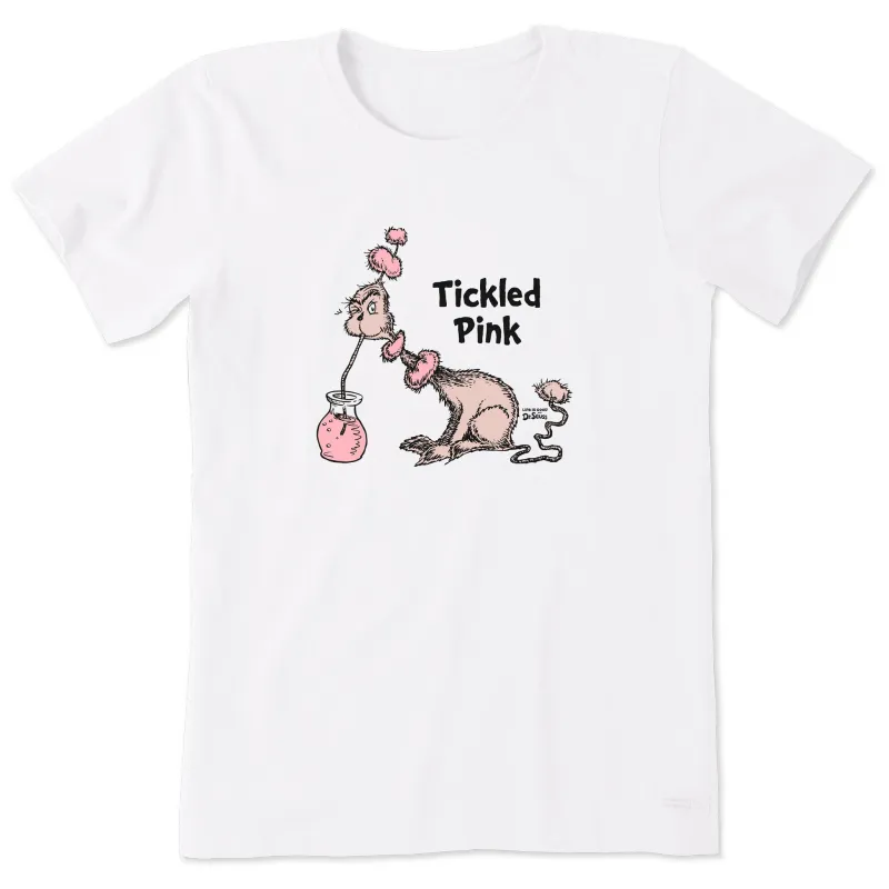 Women's Dr. Seuss Tickled Pink Short Sleeve Tee sold by Life is Good