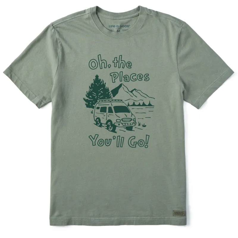 Men's Oh the Places You'll Go in an RV Short Sleeve Tee sold by Life is Good