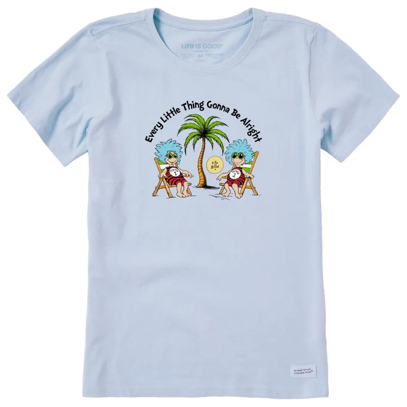 Women's Dr. Seuss Every Little Thing Short Sleeve Crusher Tee sold by Life is Good