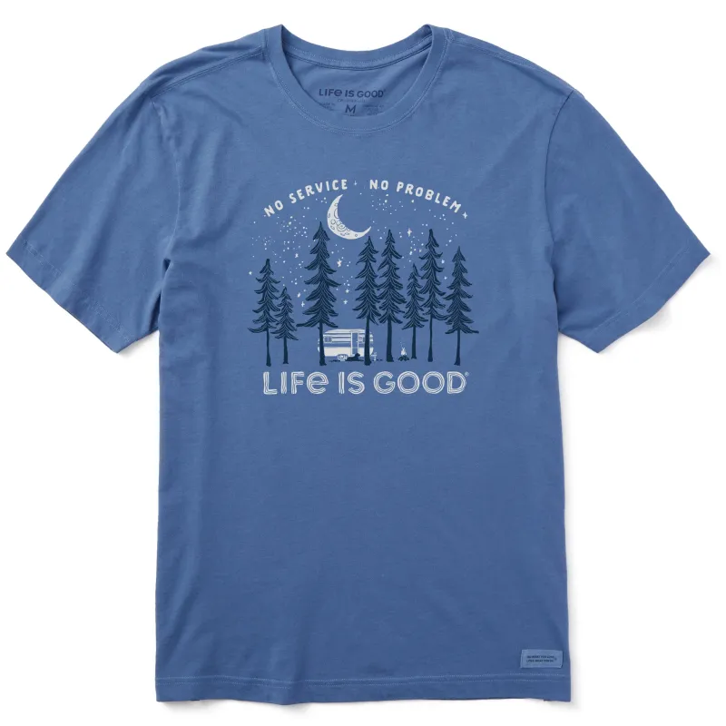 Men's No Service No Problem Camper Short Sleeve Tee sold by Life is Good