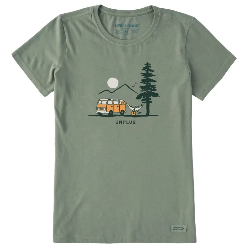 Women's Unplug Hammock Short Sleeve Tee sold by Life is Good