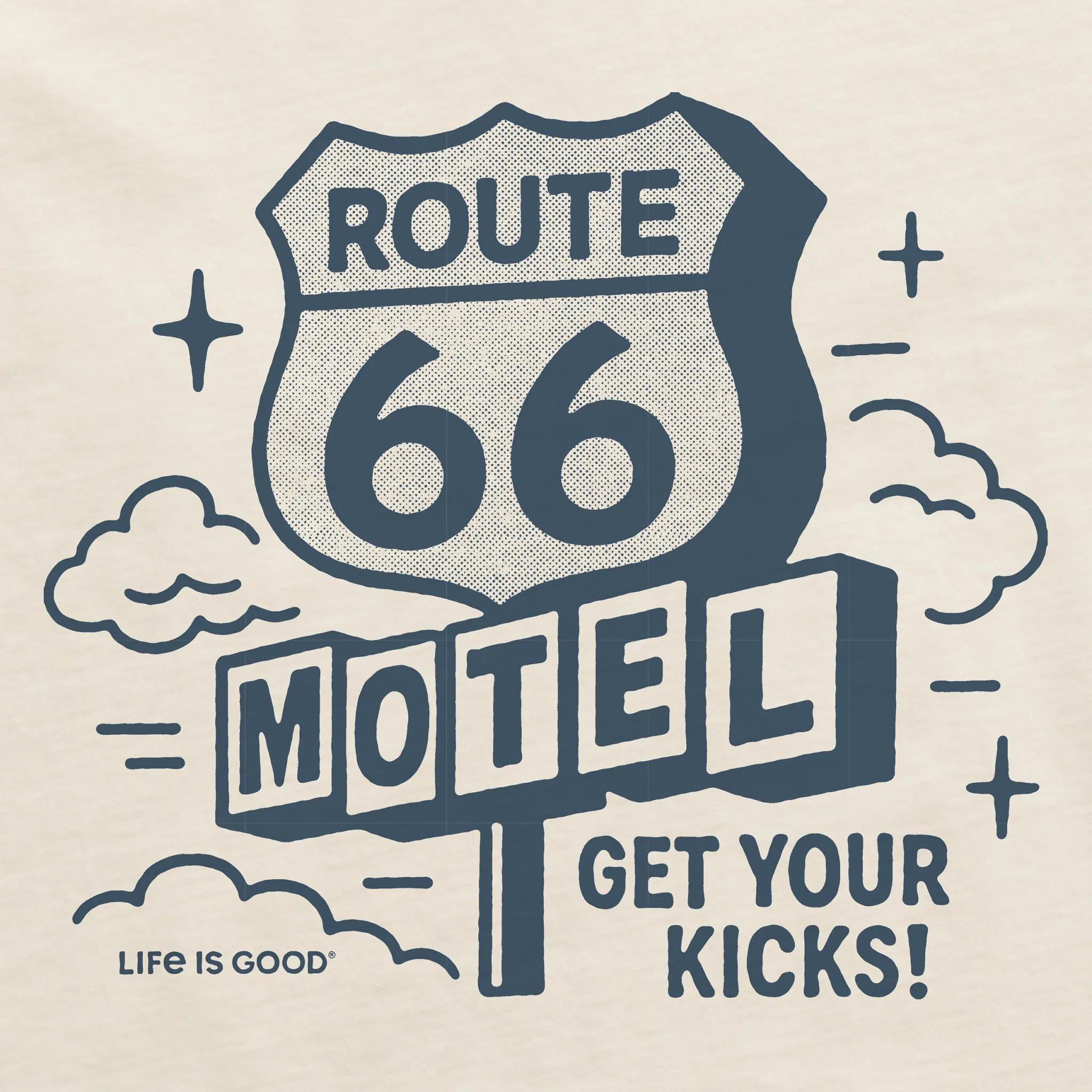 Women's Route 66 Short Sleeve Crusher Boxy Tee sold by Life is Good product image thumbnail 2