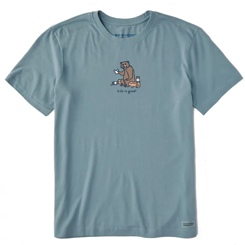 Men's Bear PB&J Short Sleeve Crusher Tee sold by Life is Good