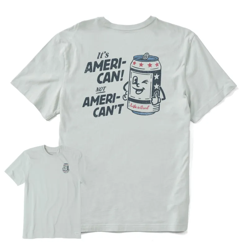 Men's Ameri-Can Short Sleeve Crusher-LITE Tee sold by Life is Good