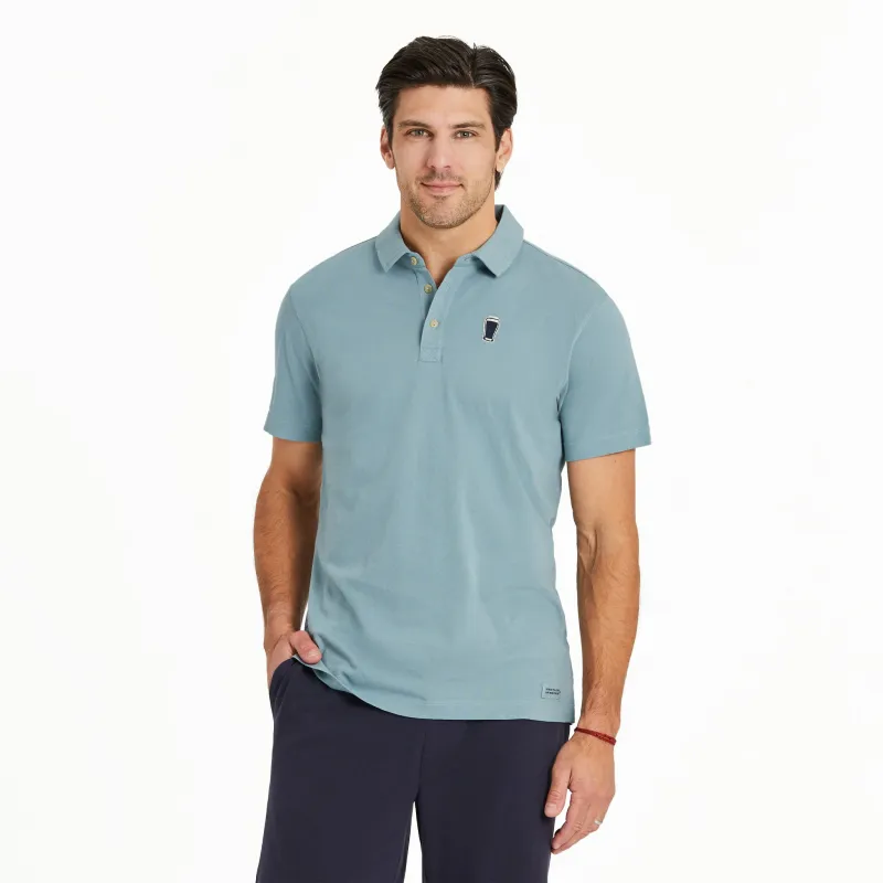 Men's Short Sleeve Crusher-LITE Polo made by Life is Good