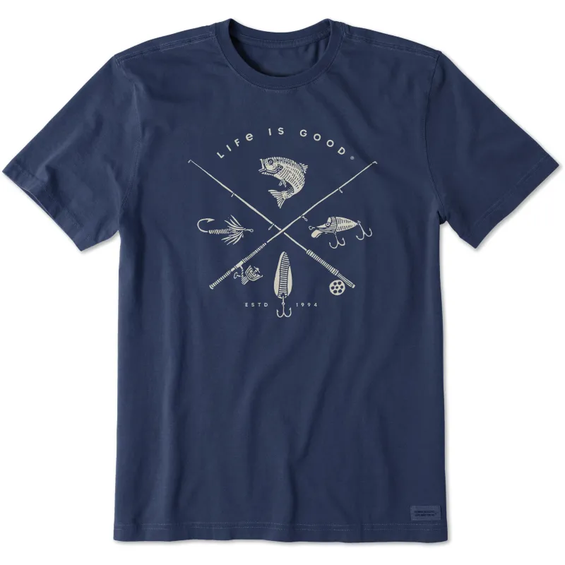 Men's Freshwater Fish Short Sleeve Crusher-LITE Tee sold by Life is Good