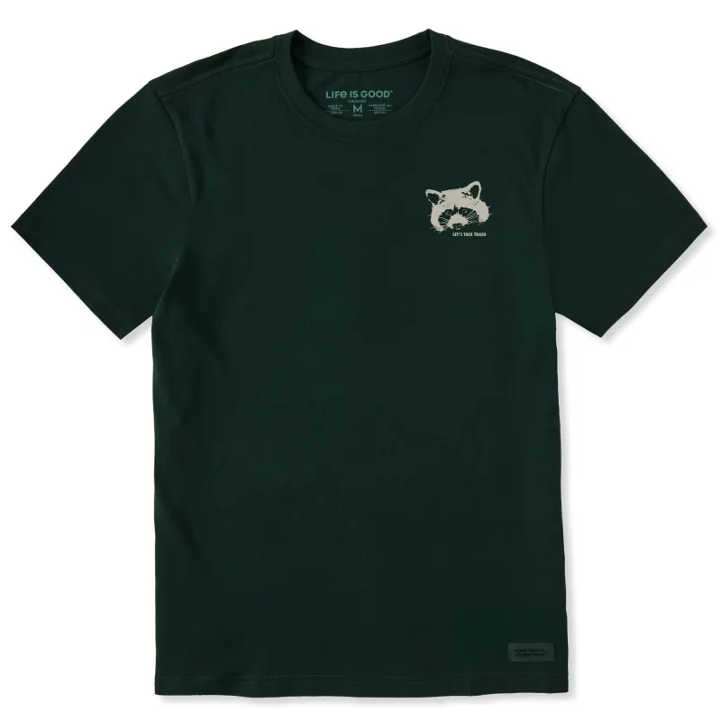Men's Raccoon Short Sleeve Crusher Tee sold by Life is Good