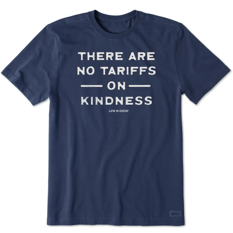 Men's No Tariffs on Kindness Short Sleeve Crusher Tee made by Life is Good