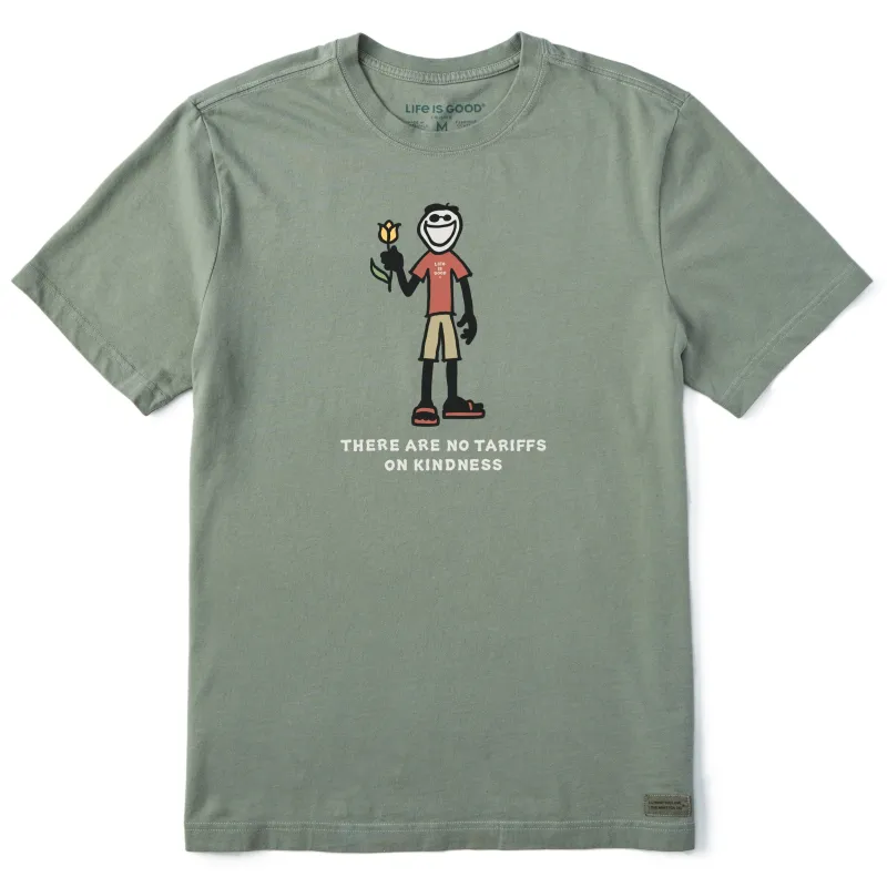 Men's No Tariffs on Kindness Jake Short Sleeve Crusher Tee sold by Life is Good