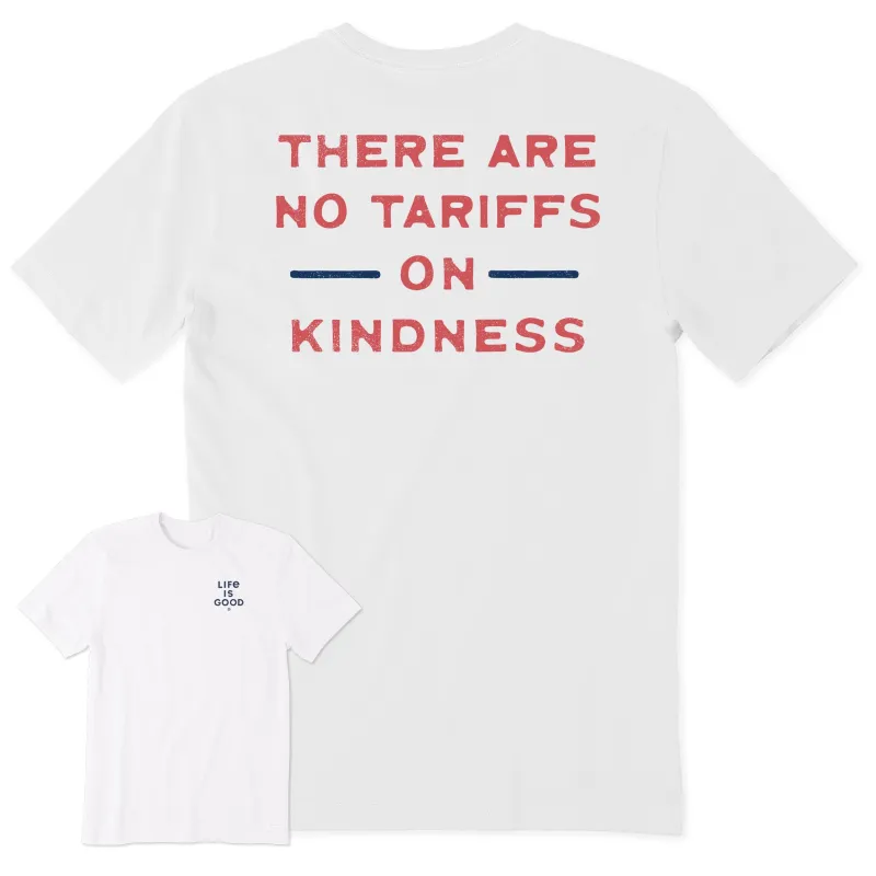 Men's No Tariffs on Kindness Stacked Short Sleeve Crusher Tee sold by Life is Good