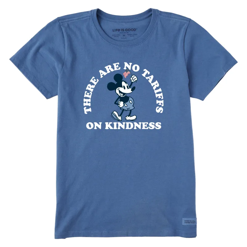 Women's No Tariffs on Kindness Willie Short Sleeve Crusher Tee sold by Life is Good