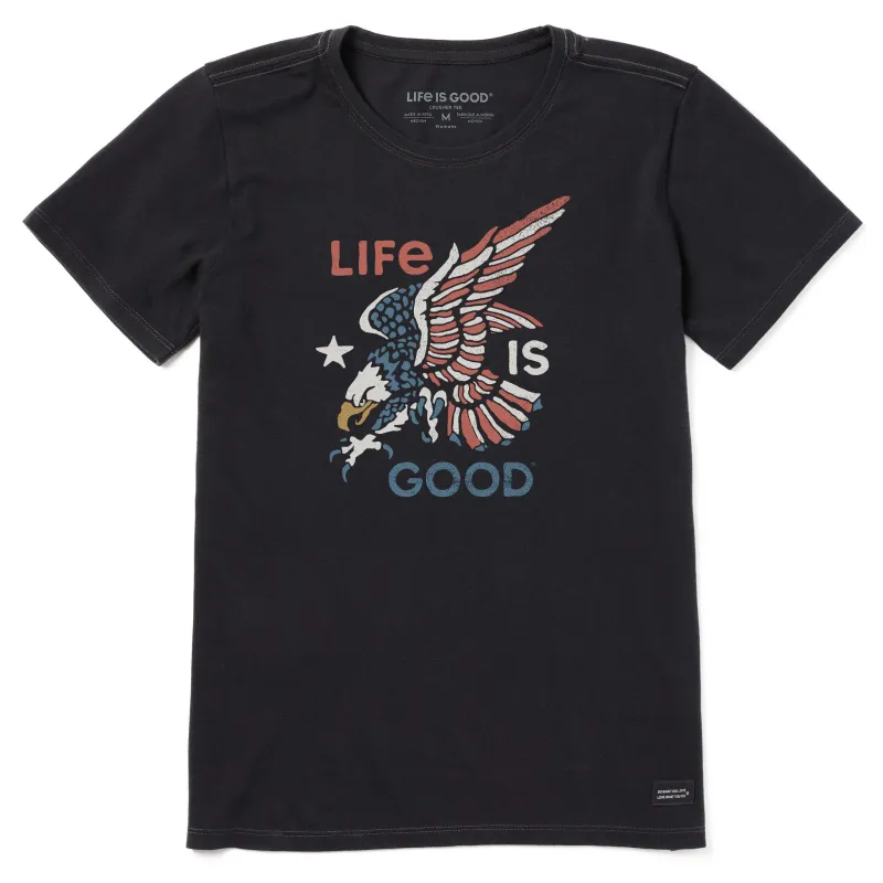 Women's American Eagle Short Sleeve Tee made by Life is Good