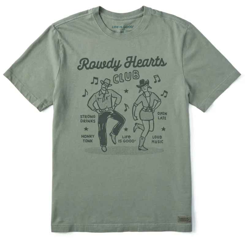 Men's Rowdy Hearts Club Short Sleeve Tee sold by Life is Good
