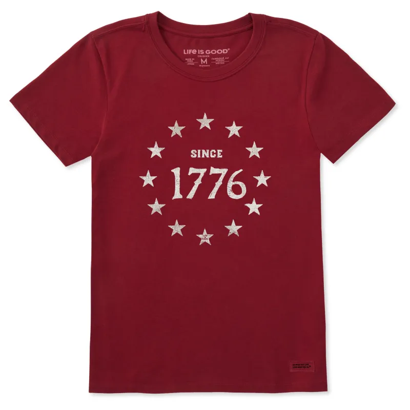 Women's Since 1776 Short Sleeve Tee sold by Life is Good