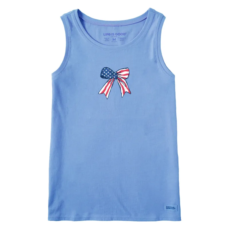 Women's USA Bow Crusher Tank sold by Life is Good