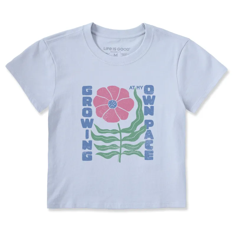 Women's Growing at my Own Pace Crusher-LITE Shrunken Tee sold by Life is Good